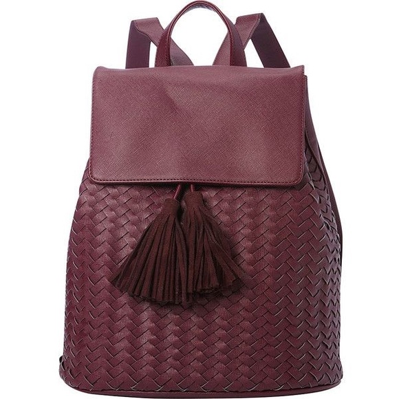 Deux Lux Handbags - NWT Deux Lux Mott Backpack in wine faux leather